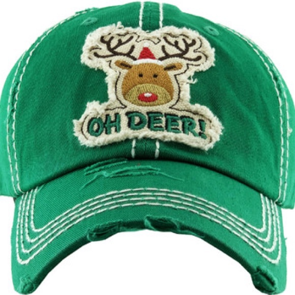 OH DEER WASHED VINTAGE BALLCAP - Picture 3 of 11